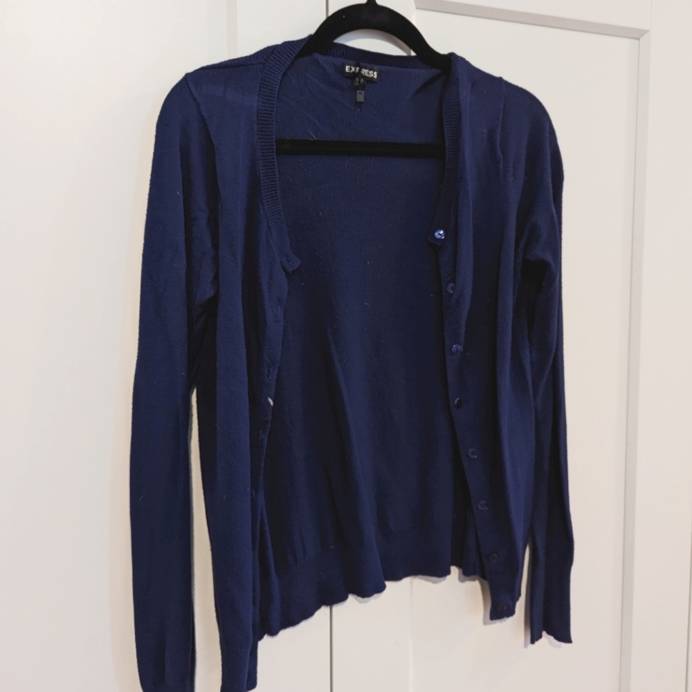 Express Purple Cardigan